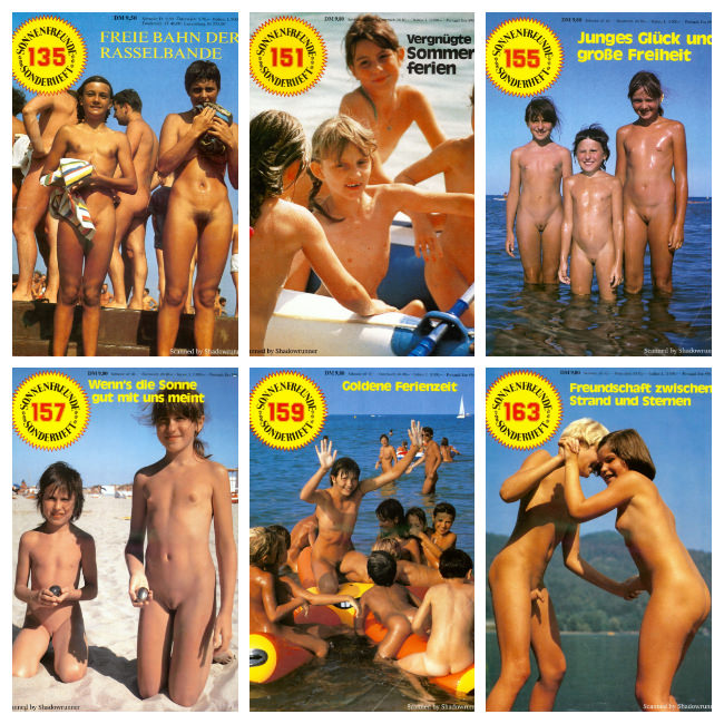 Sonnenfreunde Sonderheft Nr.135-163 magazines naturism and nudism photo