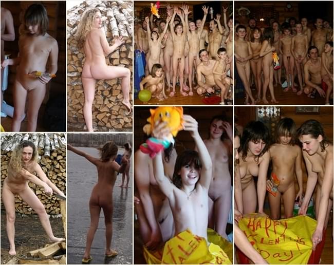 Famiy naturism holiday gallery - Valentine day